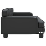 vidaXL Canapea pentru copii, negru, 70x45x30 cm, piele ecologică vidaXL Canapea pentru copii, negru, 70x45x30 cm, piele ecologică