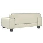 vidaXL Canapea pentru copii, crem, 70x45x30 cm, piele ecologică vidaXL Canapea pentru copii, crem, 70x45x30 cm, piele ecologică