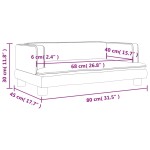 vidaXL Canapea pentru copii, gri închis, 80x45x30 cm, catifea vidaXL Canapea pentru copii, gri închis, 80x45x30 cm, catifea