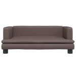 vidaXL Canapea pentru copii, maro, 80x45x30 cm piele artificială vidaXL Canapea pentru copii, maro, 80x45x30 cm piele artificială