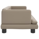 vidaXL Canapea pentru copii, cappuccino, 80x45x30 cm, piele ecologică vidaXL Canapea pentru copii, cappuccino, 80x45x30 cm, piele ecologică