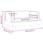 vidaXL Canapea pentru copii, albastru, 60x40x30 cm, catifea vidaXL Canapea pentru copii, albastru, 60x40x30 cm, catifea