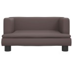 vidaXL Canapea pentru copii, maro, 60x40x30 cm, piele ecologică vidaXL Canapea pentru copii, maro, 60x40x30 cm, piele ecologică