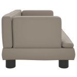 vidaXL Canapea pentru copii, cappuccino, 60x40x30 cm, piele ecologică vidaXL Canapea pentru copii, cappuccino, 60x40x30 cm, piele ecologică