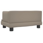 vidaXL Canapea pentru copii, cappuccino, 60x40x30 cm, piele ecologică vidaXL Canapea pentru copii, cappuccino, 60x40x30 cm, piele ecologică
