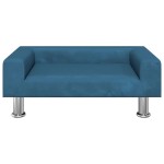 vidaXL Canapea pentru copii, albastru, 70x45x26,5 cm, catifea vidaXL Canapea pentru copii, albastru, 70x45x26,5 cm, catifea