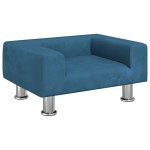 vidaXL Canapea pentru copii, albastru, 50x40x26,5 cm, catifea vidaXL Canapea pentru copii, albastru, 50x40x26,5 cm, catifea
