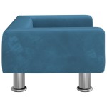 vidaXL Canapea pentru copii, albastru, 50x40x26,5 cm, catifea vidaXL Canapea pentru copii, albastru, 50x40x26,5 cm, catifea