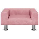 vidaXL Canapea pentru copii, roz, 50x40x26,5 cm, catifea vidaXL Canapea pentru copii, roz, 50x40x26,5 cm, catifea