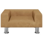 vidaXL Canapea pentru copii, maro, 50x40x26,5 cm, catifea vidaXL Canapea pentru copii, maro, 50x40x26,5 cm, catifea
