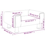 vidaXL Canapea pentru copii, maro, 50x40x26,5 cm, catifea vidaXL Canapea pentru copii, maro, 50x40x26,5 cm, catifea