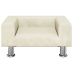 vidaXL Canapea pentru copii, crem, 50x40x26,5 cm, catifea vidaXL Canapea pentru copii, crem, 50x40x26,5 cm, catifea