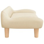 vidaXL Canapea pentru copii, crem, 70x40x24 cm, material textil vidaXL Canapea pentru copii, crem, 70x40x24 cm, material textil