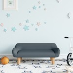 vidaXL Canapea pentru copii, gri închis, 70x40x24 cm, material textil vidaXL Canapea pentru copii, gri închis, 70x40x24 cm, material textil