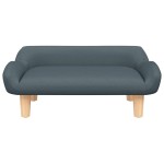 vidaXL Canapea pentru copii, gri închis, 70x40x24 cm, material textil vidaXL Canapea pentru copii, gri închis, 70x40x24 cm, material textil