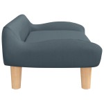 vidaXL Canapea pentru copii, gri închis, 70x40x24 cm, material textil vidaXL Canapea pentru copii, gri închis, 70x40x24 cm, material textil