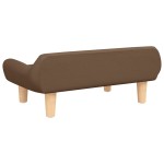 vidaXL Canapea pentru copii, maro, 70x40x24 cm, material textil vidaXL Canapea pentru copii, maro, 70x40x24 cm, material textil