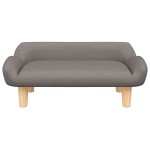 vidaXL Canapea pentru copii, gri taupe, 70x40x24 cm, material textil vidaXL Canapea pentru copii, gri taupe, 70x40x24 cm, material textil