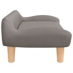 vidaXL Canapea pentru copii, gri taupe, 70x40x24 cm, material textil vidaXL Canapea pentru copii, gri taupe, 70x40x24 cm, material textil
