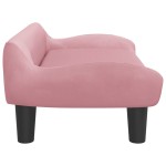 vidaXL Canapea pentru copii, roz, 70x40x24 cm, catifea vidaXL Canapea pentru copii, roz, 70x40x24 cm, catifea