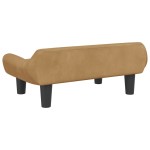 vidaXL Canapea pentru copii, maro, 70x40x24 cm, catifea vidaXL Canapea pentru copii, maro, 70x40x24 cm, catifea