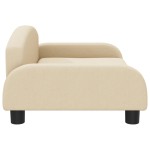 vidaXL Canapea pentru copii, crem, 70x45x30 cm, material textil