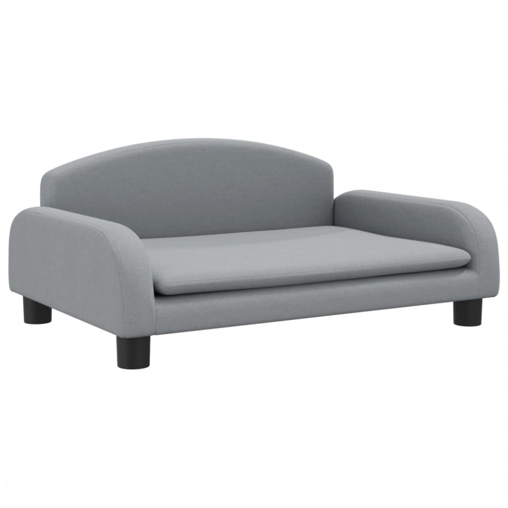 vidaXL Canapea pentru copii, gri, 70x45x30 cm, material textil