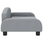 vidaXL Canapea pentru copii, gri, 70x45x30 cm, material textil vidaXL Canapea pentru copii, gri, 70x45x30 cm, material textil