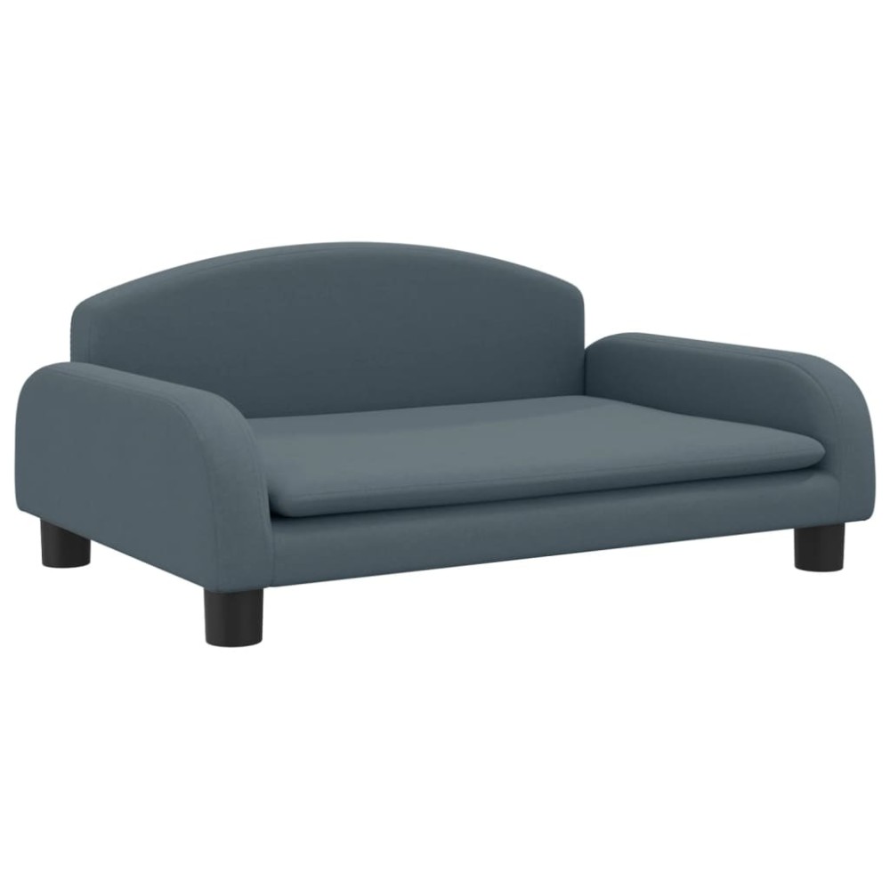 vidaXL Canapea pentru copii, gri, 70x45x30 cm, material textil