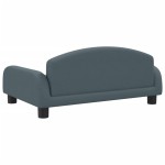 vidaXL Canapea pentru copii, gri, 70x45x30 cm, material textil vidaXL Canapea pentru copii, gri, 70x45x30 cm, material textil