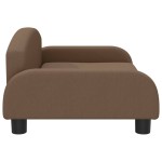 vidaXL Canapea pentru copii, maro, 70x45x30 cm, material textil