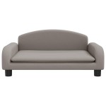 vidaXL Canapea pentru copii, gri taupe, 70x45x30 cm, material textil vidaXL Canapea pentru copii, gri taupe, 70x45x30 cm, material textil