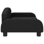 vidaXL Canapea pentru copii, negru, 70x45x30 cm, material textil vidaXL Canapea pentru copii, negru, 70x45x30 cm, material textil