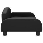 vidaXL Canapea pentru copii, negru, 70x45x30 cm, piele ecologică vidaXL Canapea pentru copii, negru, 70x45x30 cm, piele ecologică
