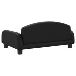vidaXL Canapea pentru copii, negru, 70x45x30 cm, piele ecologică vidaXL Canapea pentru copii, negru, 70x45x30 cm, piele ecologică