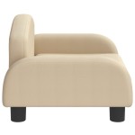 vidaXL Canapea pentru copii, crem, 50x40x30 cm, material textil vidaXL Canapea pentru copii, crem, 50x40x30 cm, material textil