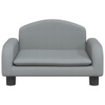 vidaXL Canapea pentru copii, gri, 50x40x30 cm, material textil vidaXL Canapea pentru copii, gri, 50x40x30 cm, material textil