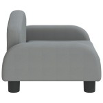 vidaXL Canapea pentru copii, gri, 50x40x30 cm, material textil vidaXL Canapea pentru copii, gri, 50x40x30 cm, material textil