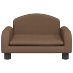 vidaXL Canapea pentru copii, maro, 50x40x30 cm, material textil vidaXL Canapea pentru copii, maro, 50x40x30 cm, material textil