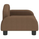 vidaXL Canapea pentru copii, maro, 50x40x30 cm, material textil vidaXL Canapea pentru copii, maro, 50x40x30 cm, material textil