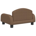 vidaXL Canapea pentru copii, maro, 50x40x30 cm, material textil vidaXL Canapea pentru copii, maro, 50x40x30 cm, material textil