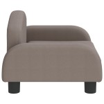 vidaXL Canapea pentru copii, gri taupe, 50x40x30 cm, material textil vidaXL Canapea pentru copii, gri taupe, 50x40x30 cm, material textil