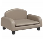 vidaXL Canapea pentru copii, cappuccino, 50x40x30 cm, piele ecologică vidaXL Canapea pentru copii, cappuccino, 50x40x30 cm, piele ecologică
