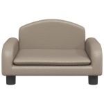 vidaXL Canapea pentru copii, cappuccino, 50x40x30 cm, piele ecologică vidaXL Canapea pentru copii, cappuccino, 50x40x30 cm, piele ecologică