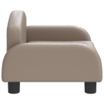 vidaXL Canapea pentru copii, cappuccino, 50x40x30 cm, piele ecologică vidaXL Canapea pentru copii, cappuccino, 50x40x30 cm, piele ecologică