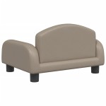 vidaXL Canapea pentru copii, cappuccino, 50x40x30 cm, piele ecologică vidaXL Canapea pentru copii, cappuccino, 50x40x30 cm, piele ecologică