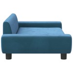 vidaXL Canapea pentru copii, albastru, 100x54x33 cm, catifea vidaXL Canapea pentru copii, albastru, 100x54x33 cm, catifea