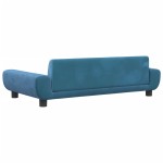 vidaXL Canapea pentru copii, albastru, 100x54x33 cm, catifea vidaXL Canapea pentru copii, albastru, 100x54x33 cm, catifea