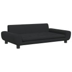 vidaXL Canapea pentru copii, negru, 100x54x33 cm, catifea vidaXL Canapea pentru copii, negru, 100x54x33 cm, catifea
