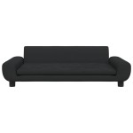 vidaXL Canapea pentru copii, negru, 100x54x33 cm, catifea vidaXL Canapea pentru copii, negru, 100x54x33 cm, catifea